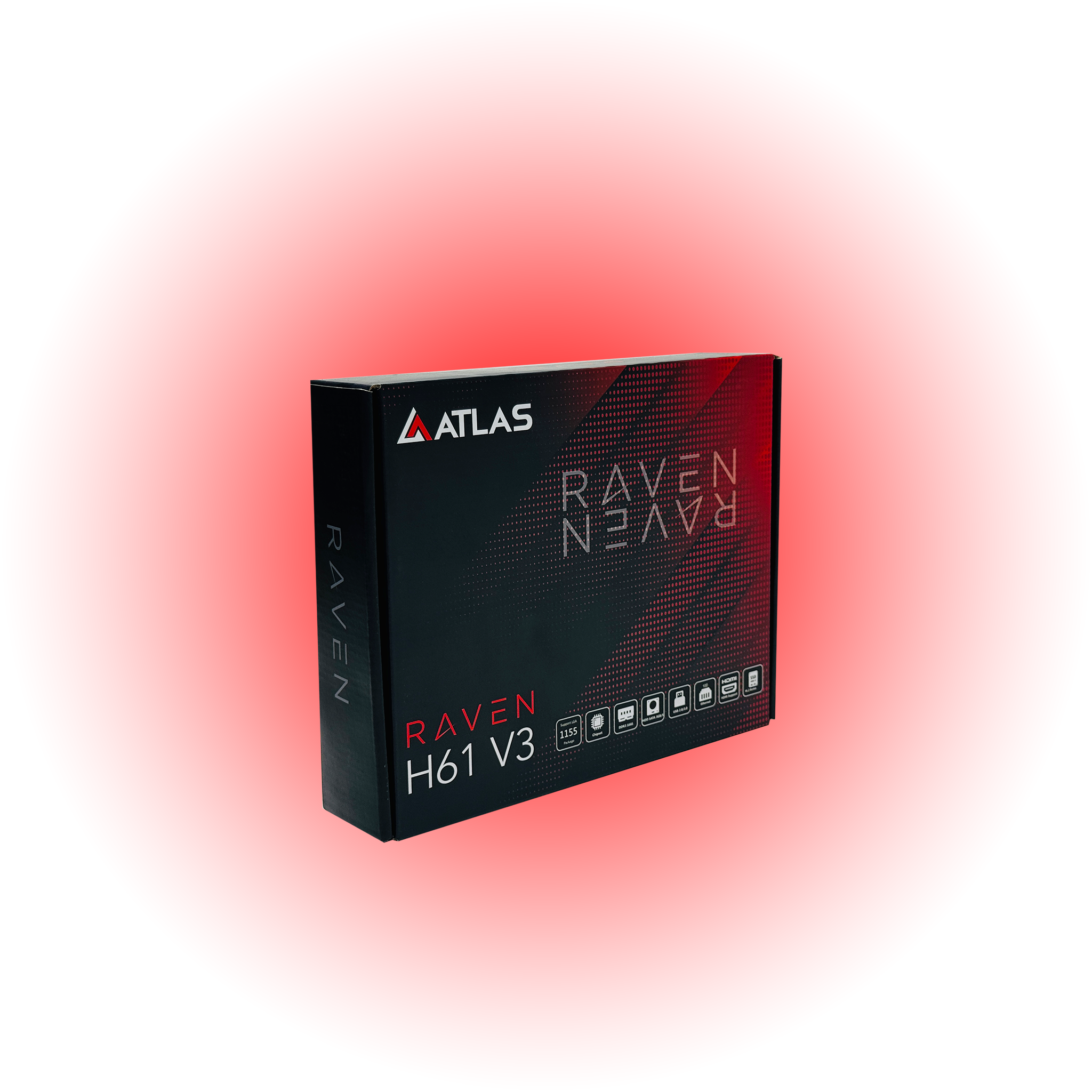 ATLAS RAVEN H61 V3 Motherboard with DDR3, HDMI & M.2 NVMe Slot ATLAS RAVEN H61 V3 Motherboard with DDR3, HDMI & M.2 NVMe Slot